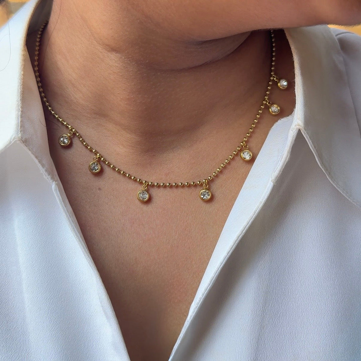 Starlit Drop Necklace