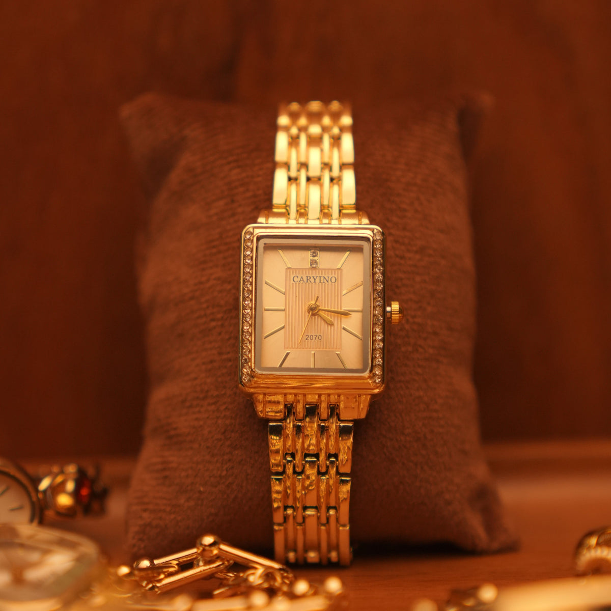 Aurelle Studded Watch