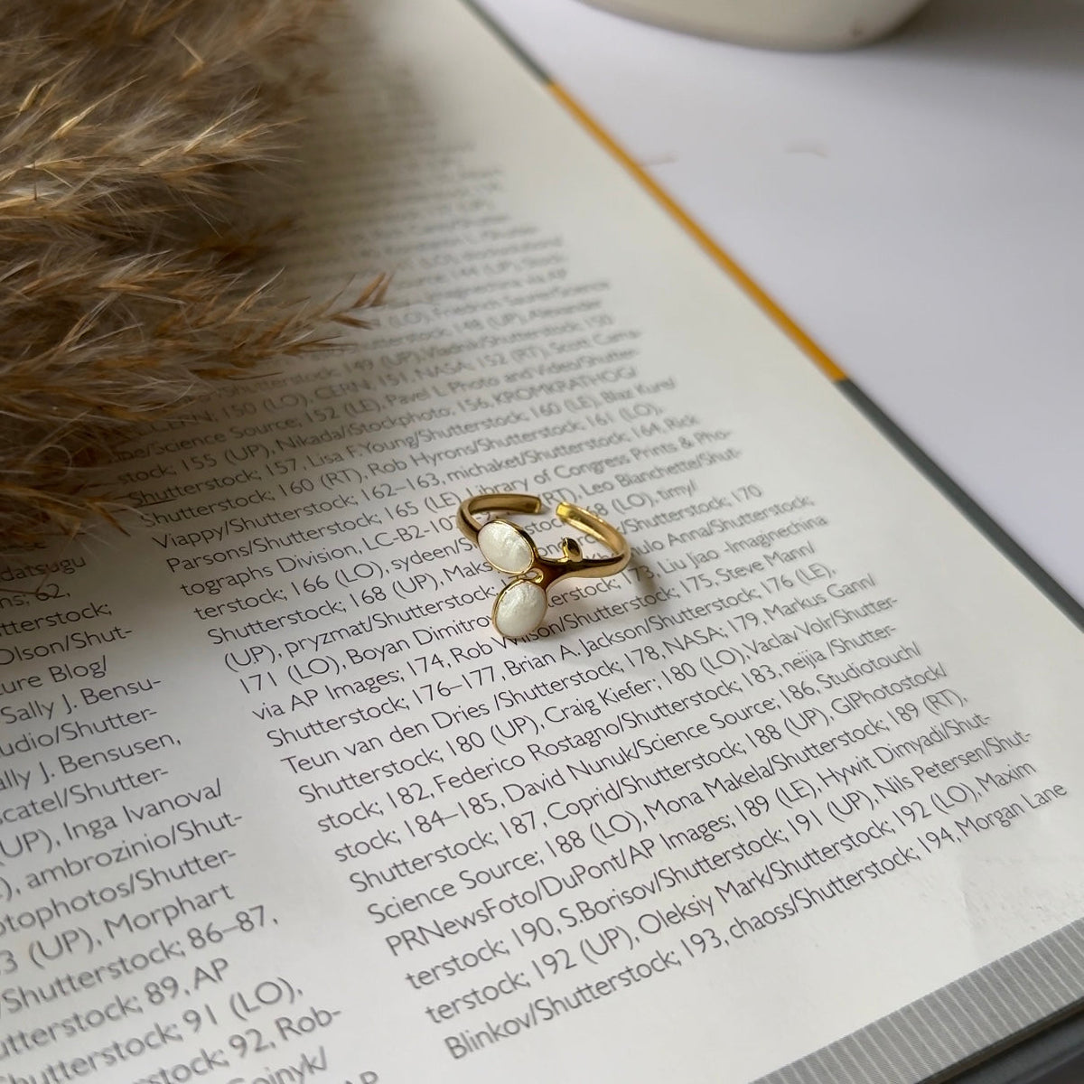 Stem ring white