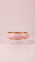 Blush Pink Enamel Bangle Bracelet