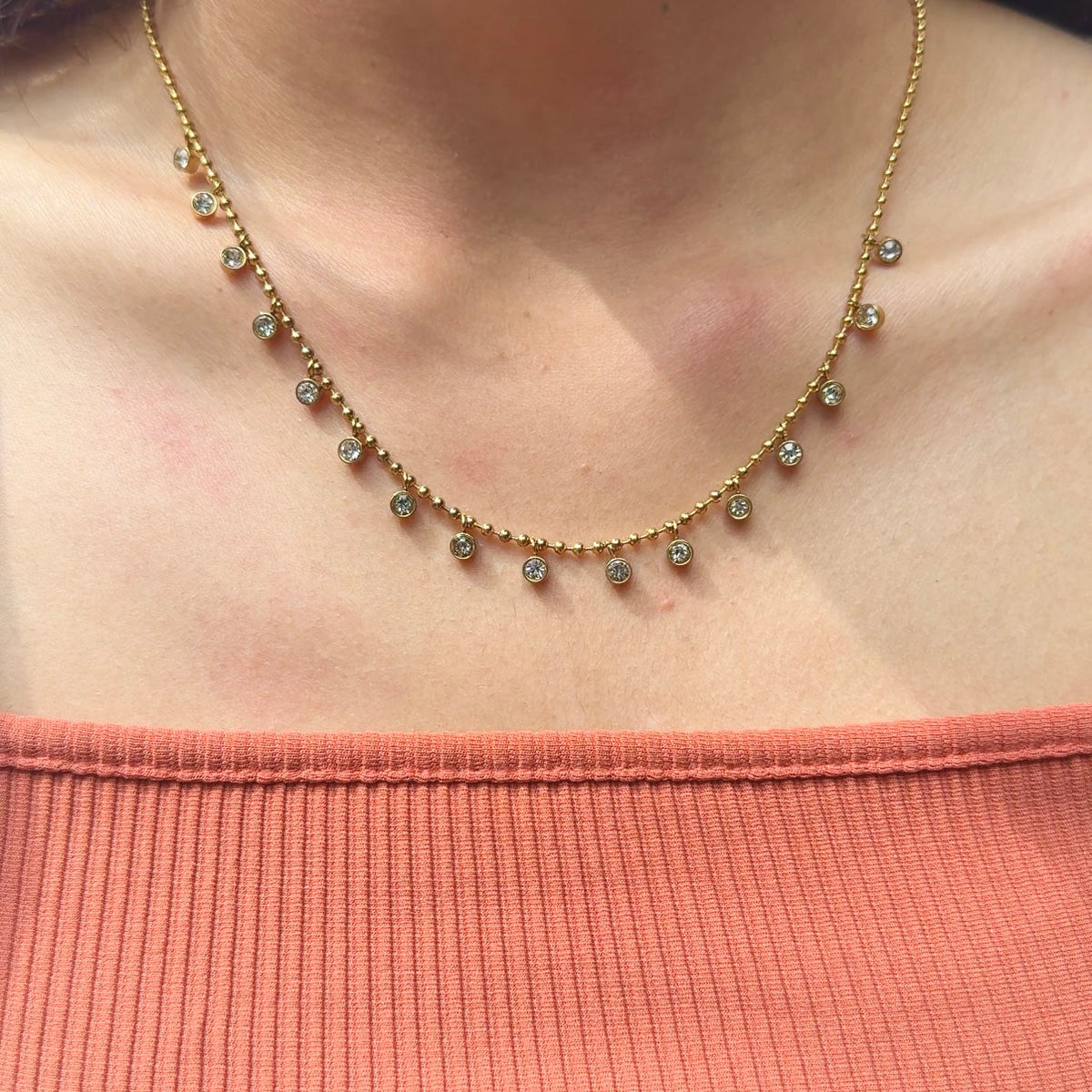 Stardust Fringe necklace