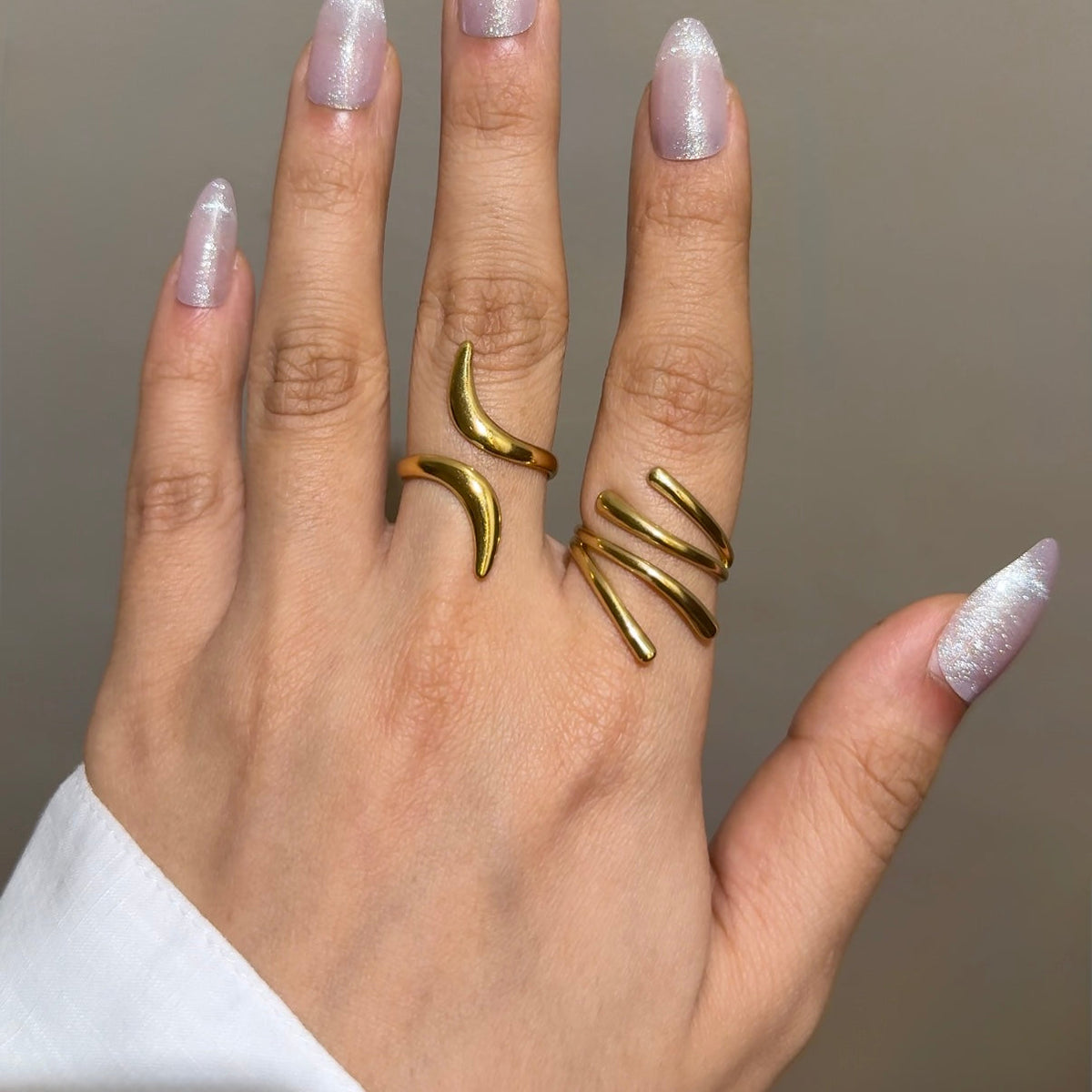 Open cut ring