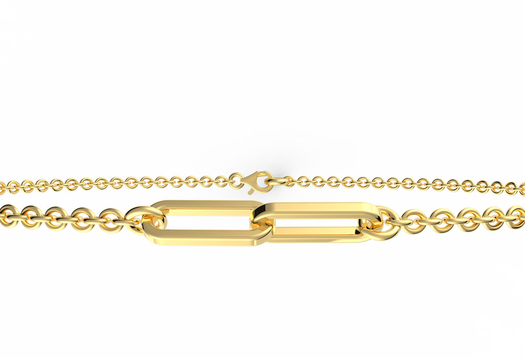 Minimal Interlocked Bracelet