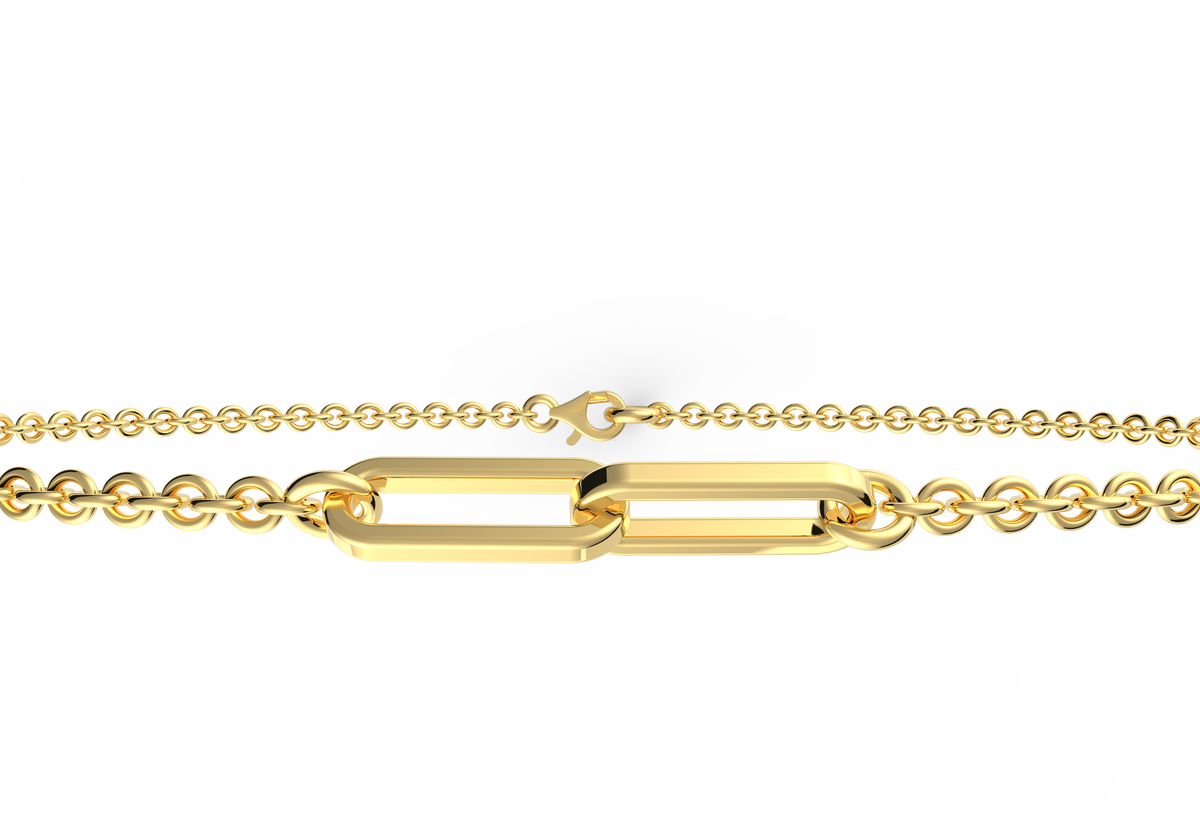 Minimal Interlocked Bracelet