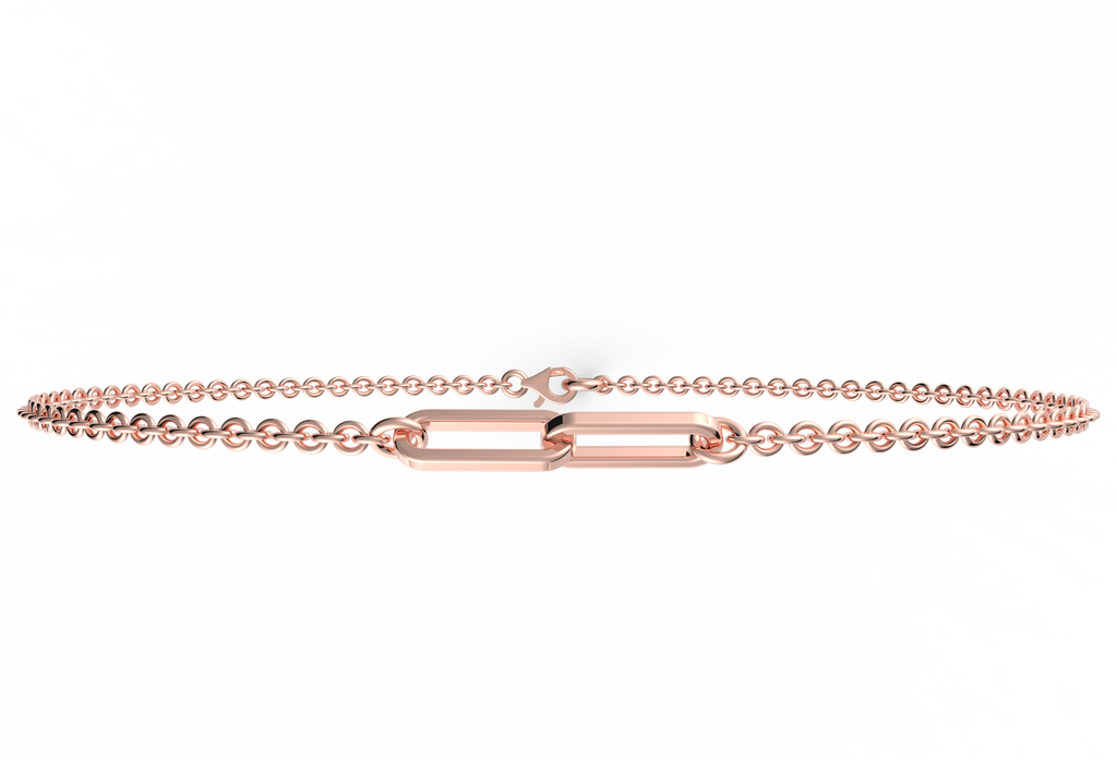 Minimal Interlocked Bracelet