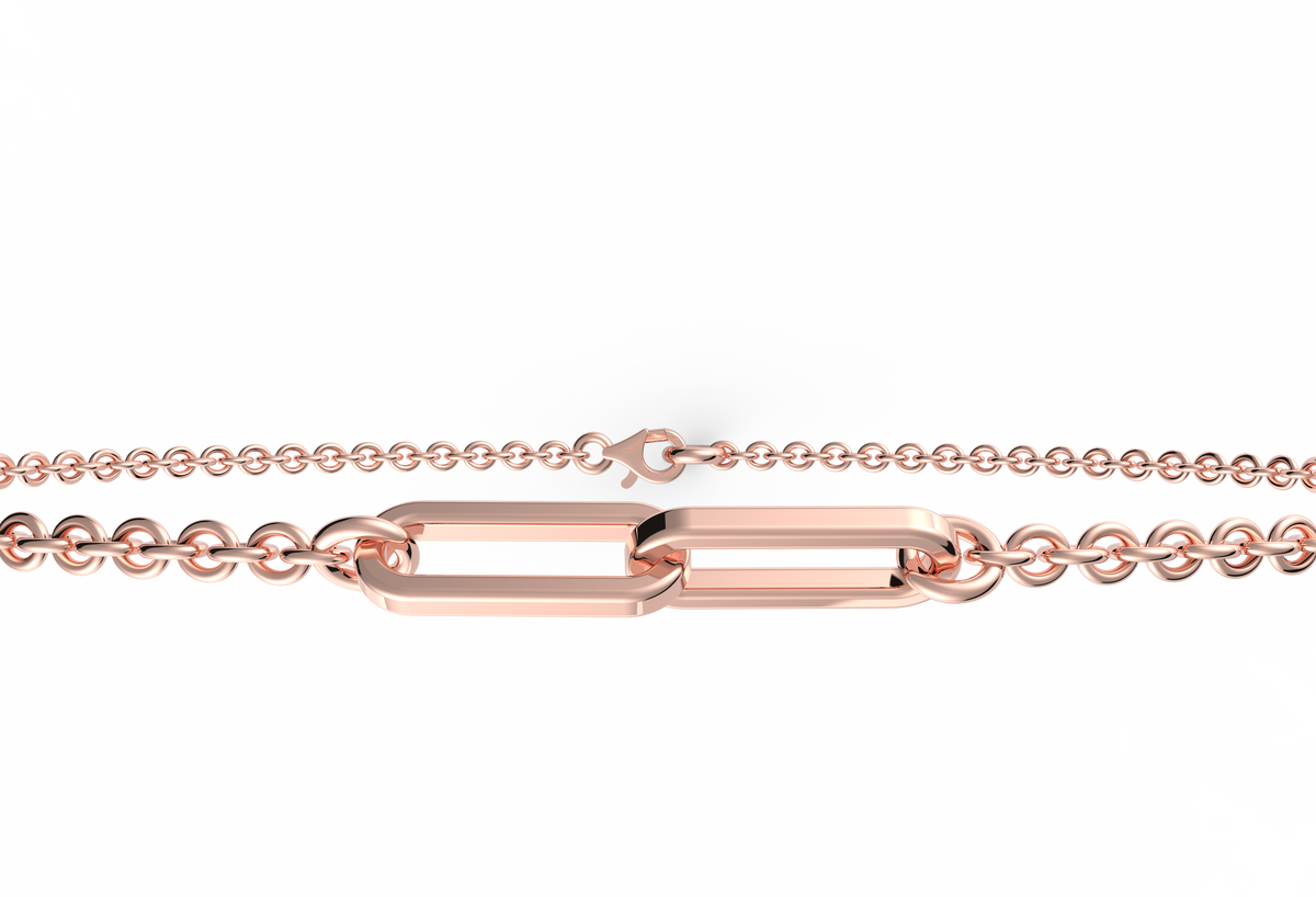 Minimal Interlocked Bracelet