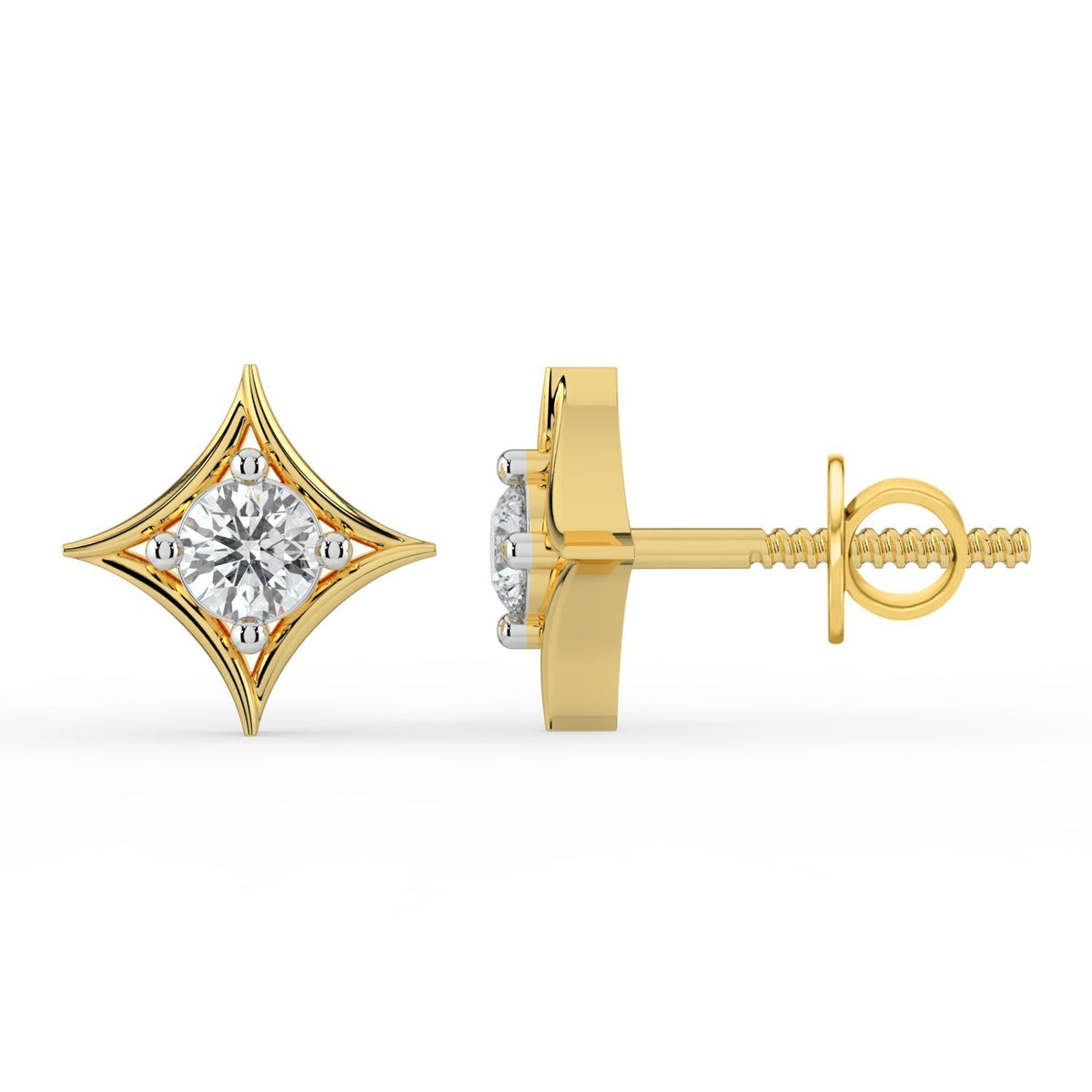 Polished Glimmer Studs