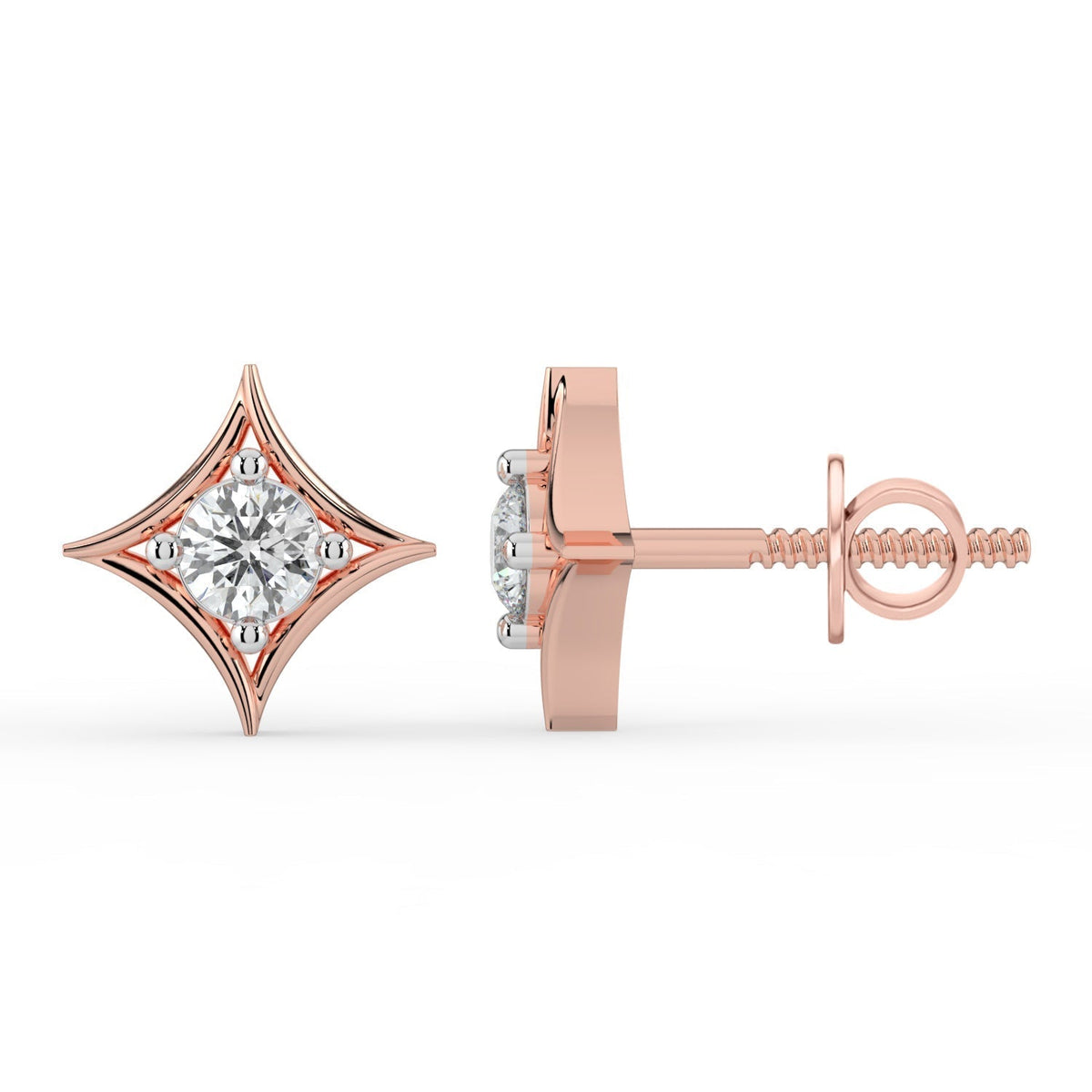 Polished Glimmer Studs