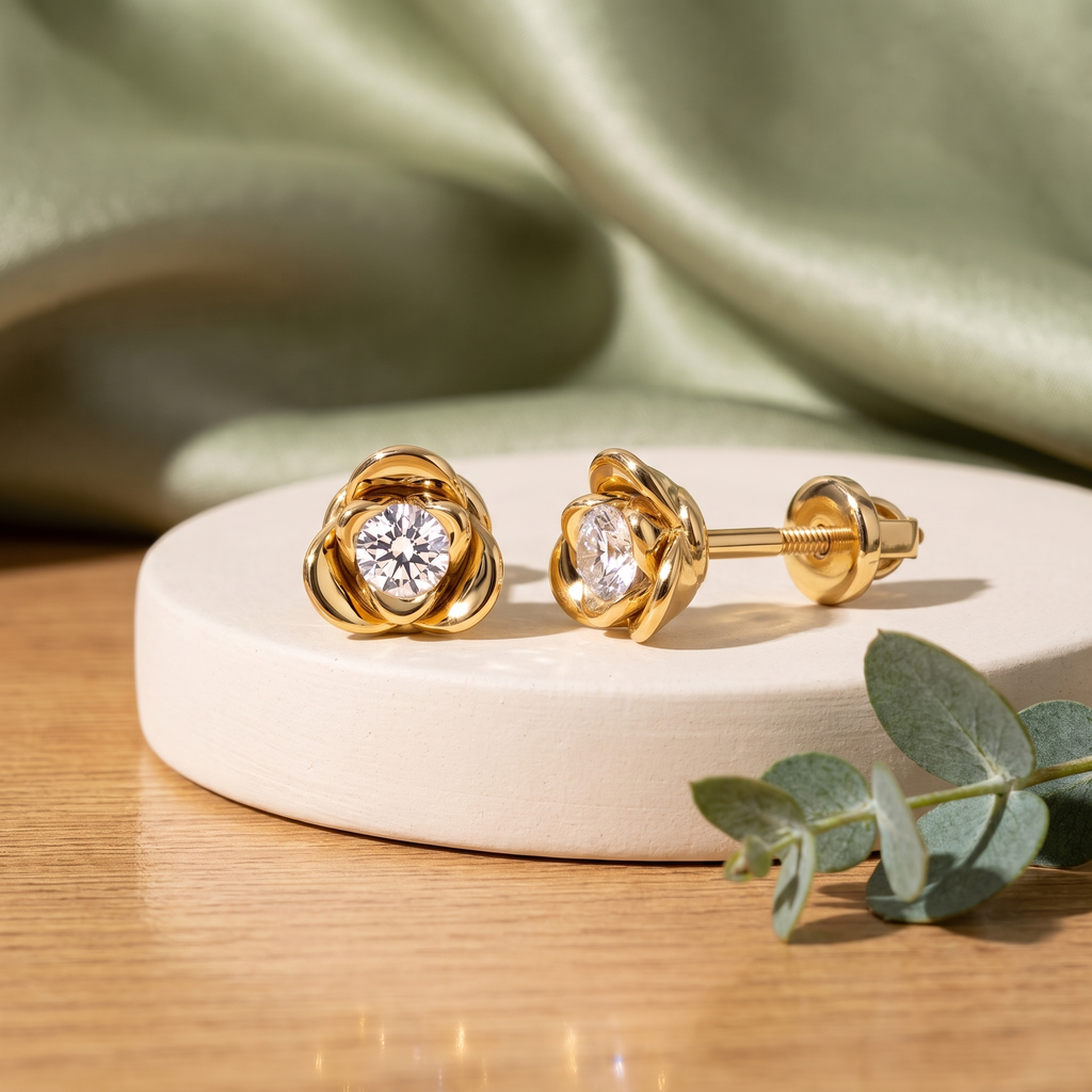 Lustrous Horizon Studs