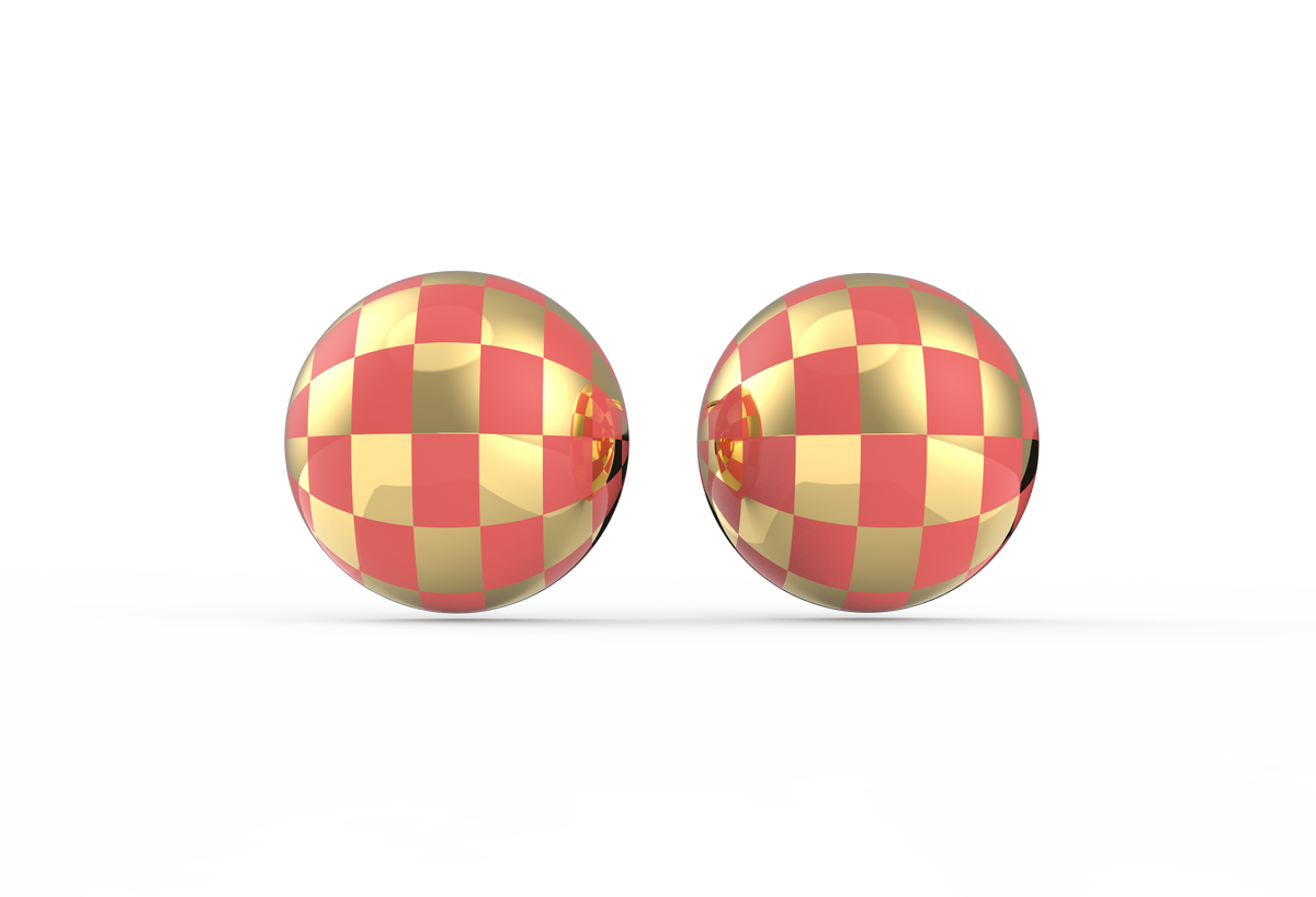 Siesta Disco Enamel Earrings