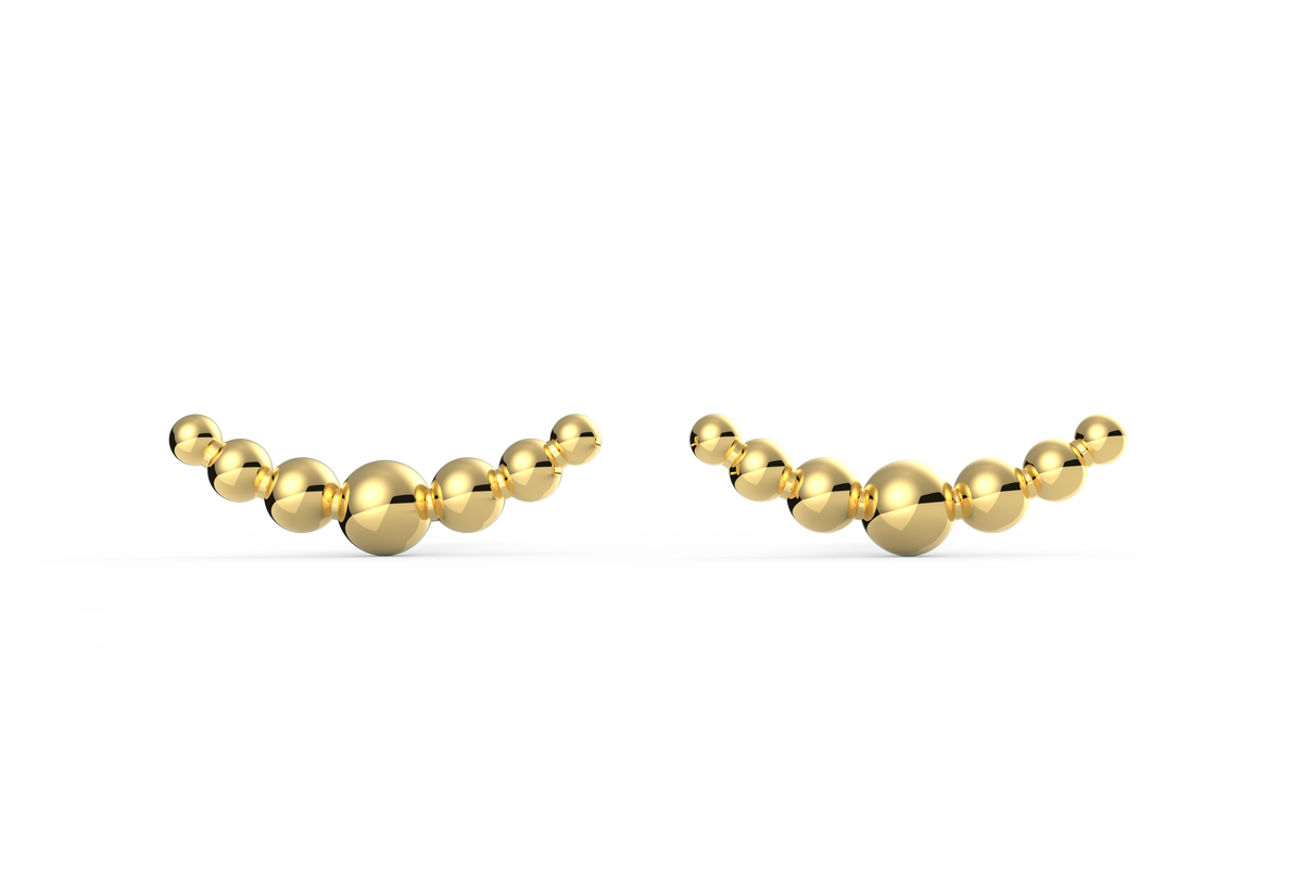 Bubble Arc Earrings