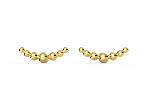 Bubble Arc Earrings