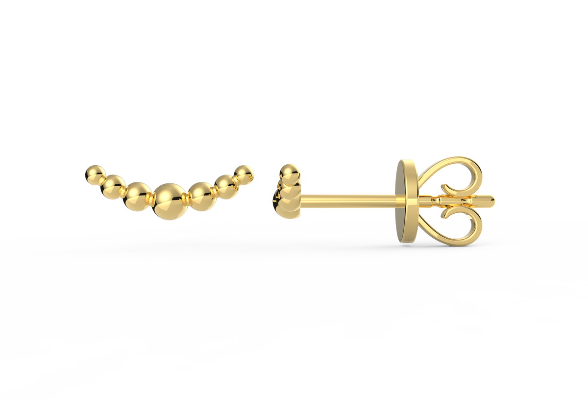 Bubble Arc Earrings