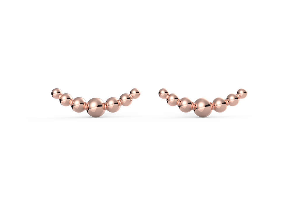Bubble Arc Earrings