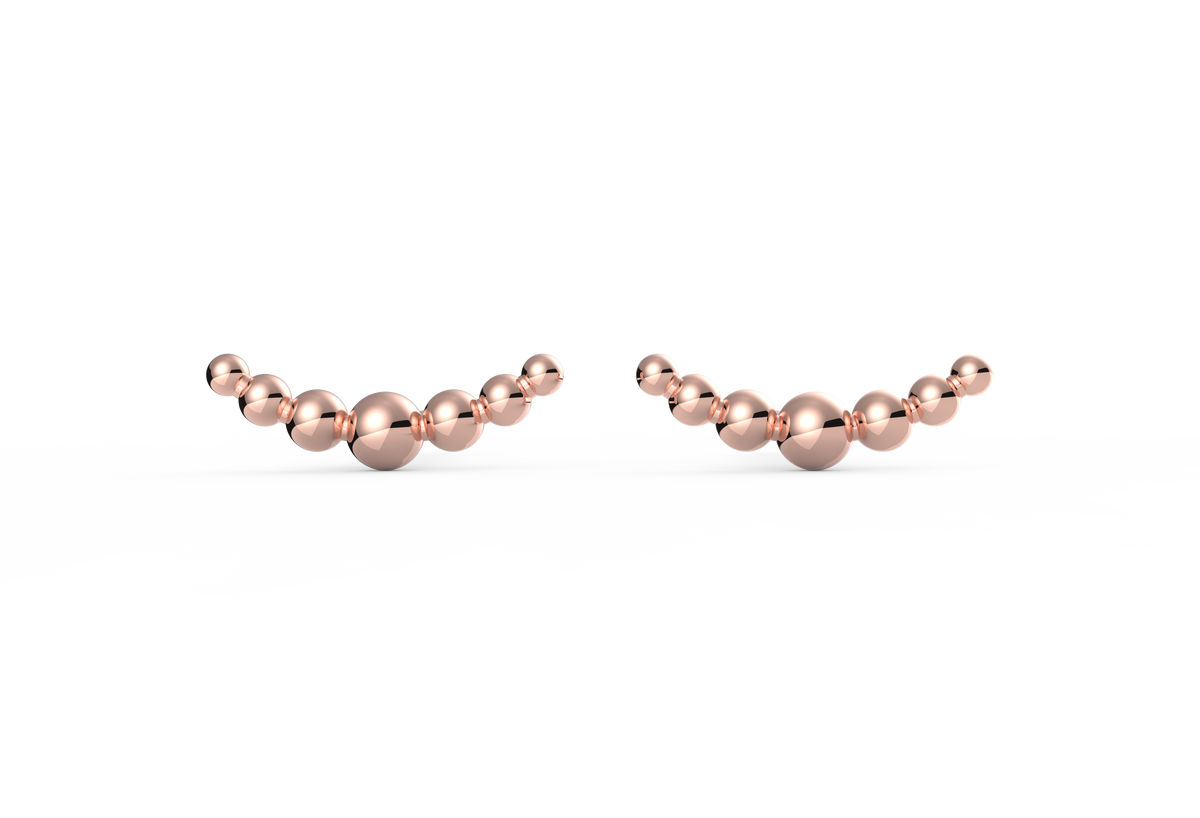Bubble Arc Earrings