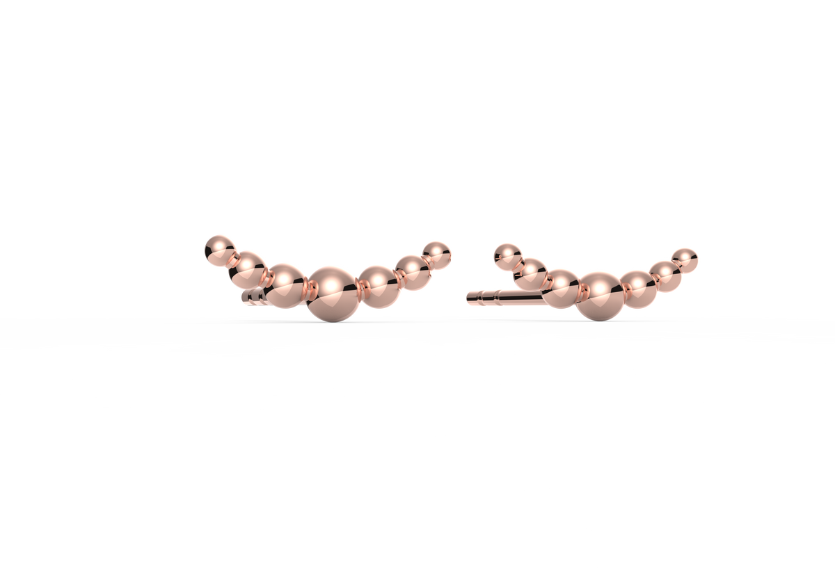 Bubble Arc Earrings