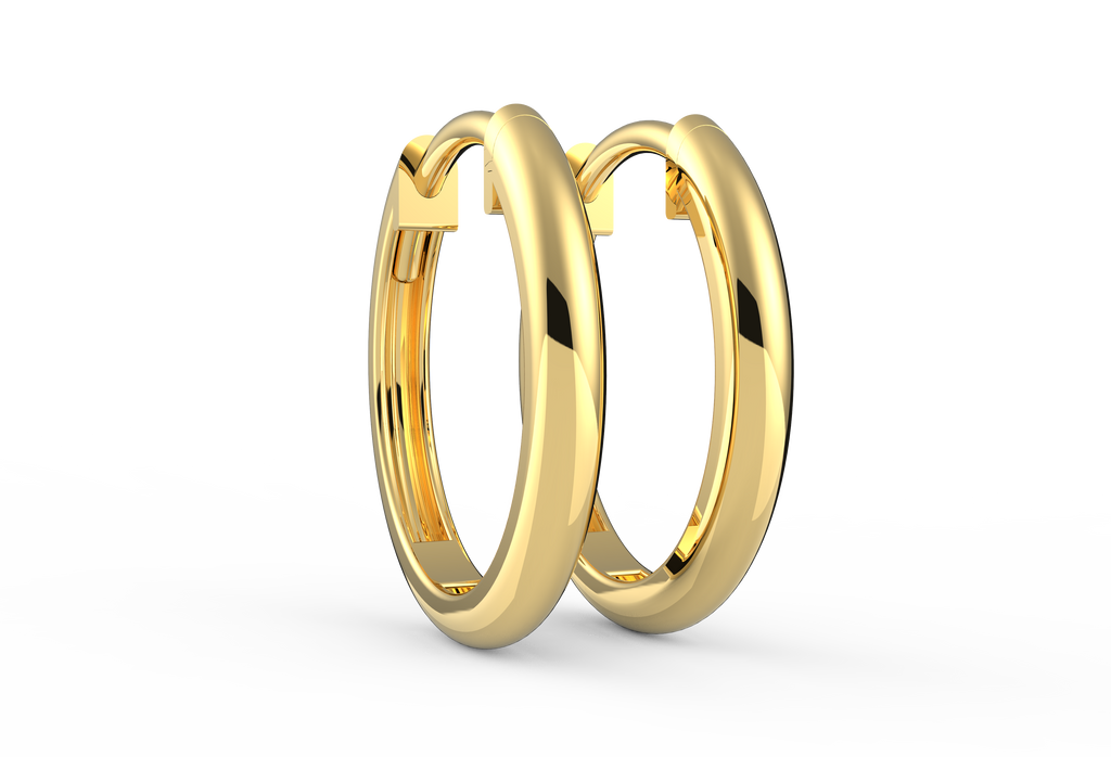 Daily Elegance Petite Hoops