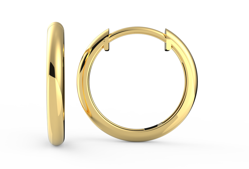 Daily Elegance Petite Hoops