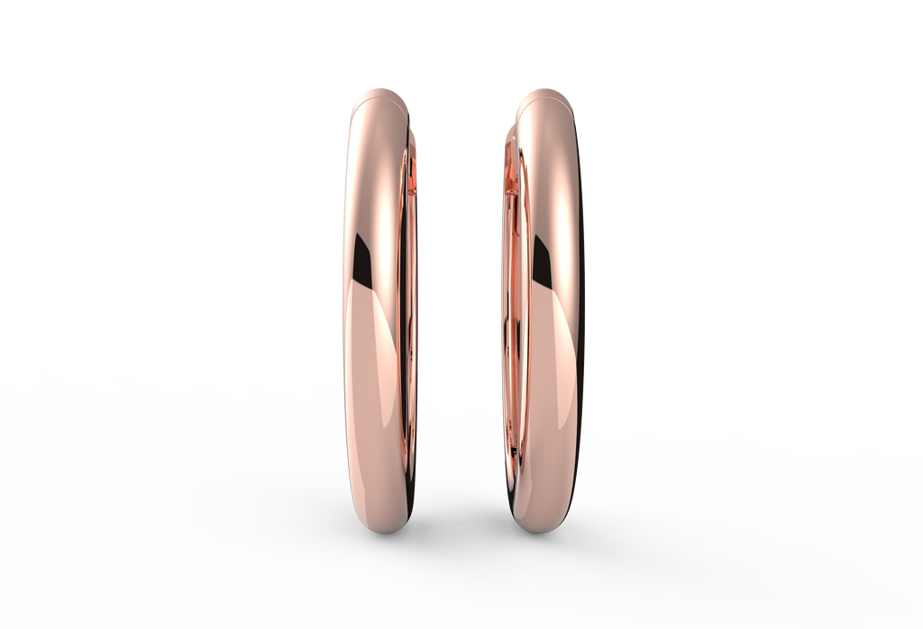 Daily Elegance Petite Hoops