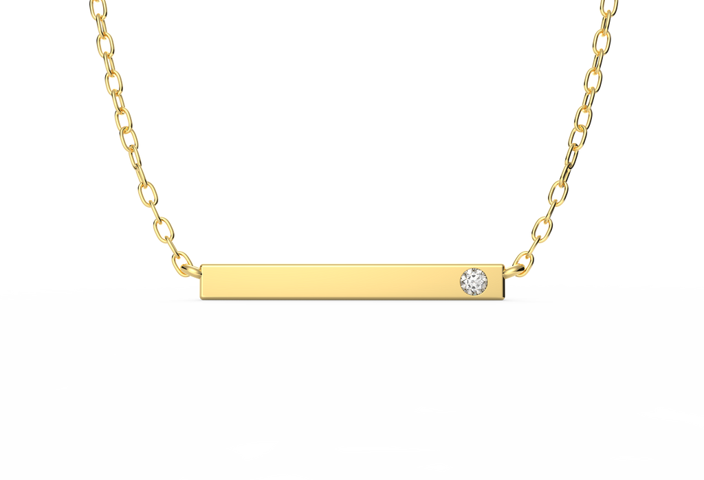 MInimal Luxe Bar Necklace