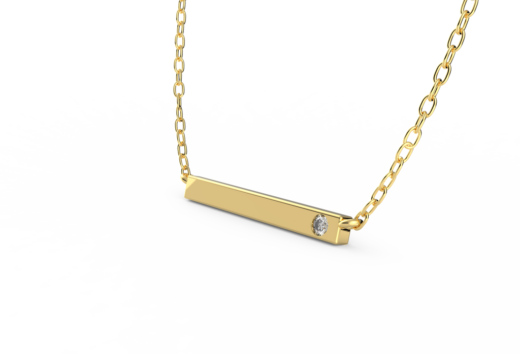 MInimal Luxe Bar Necklace