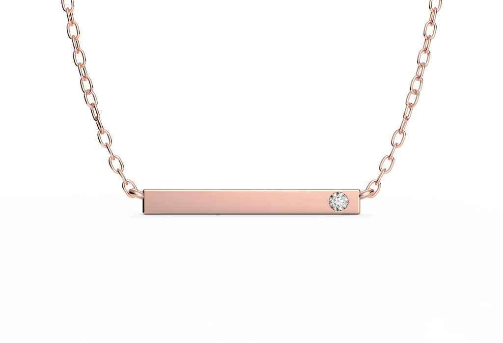 MInimal Luxe Bar Necklace