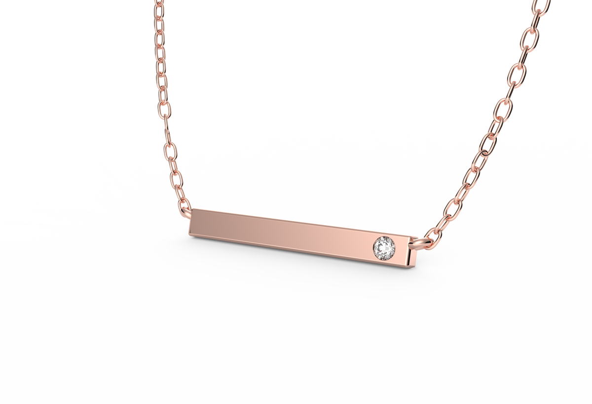 MInimal Luxe Bar Necklace