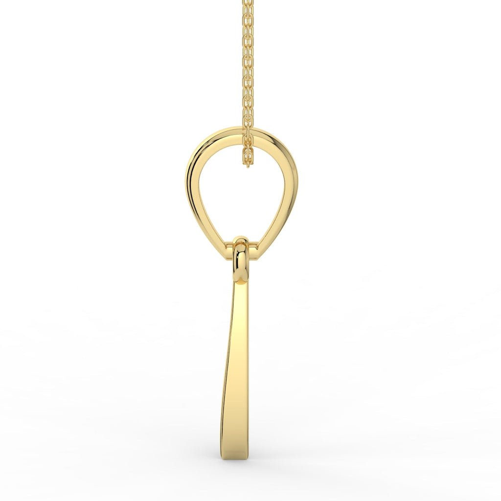 Radiant Essence Solitaire Pendant (With Chain)