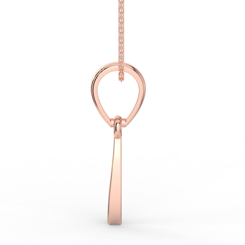 Radiant Essence Solitaire Pendant (With Chain)