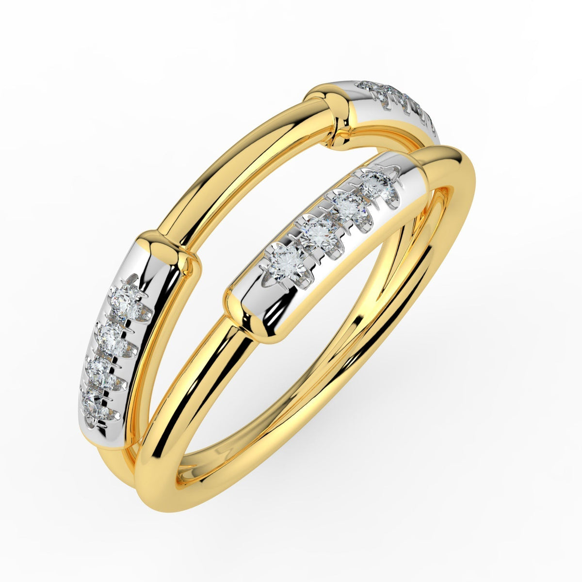 Serene Sparkle Diamond Ring