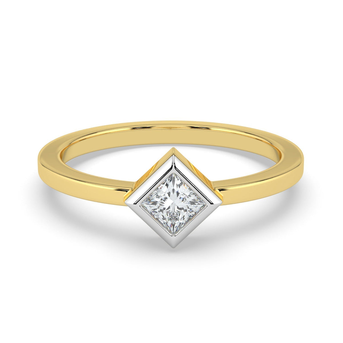 Tranquil Light Solitaire Ring