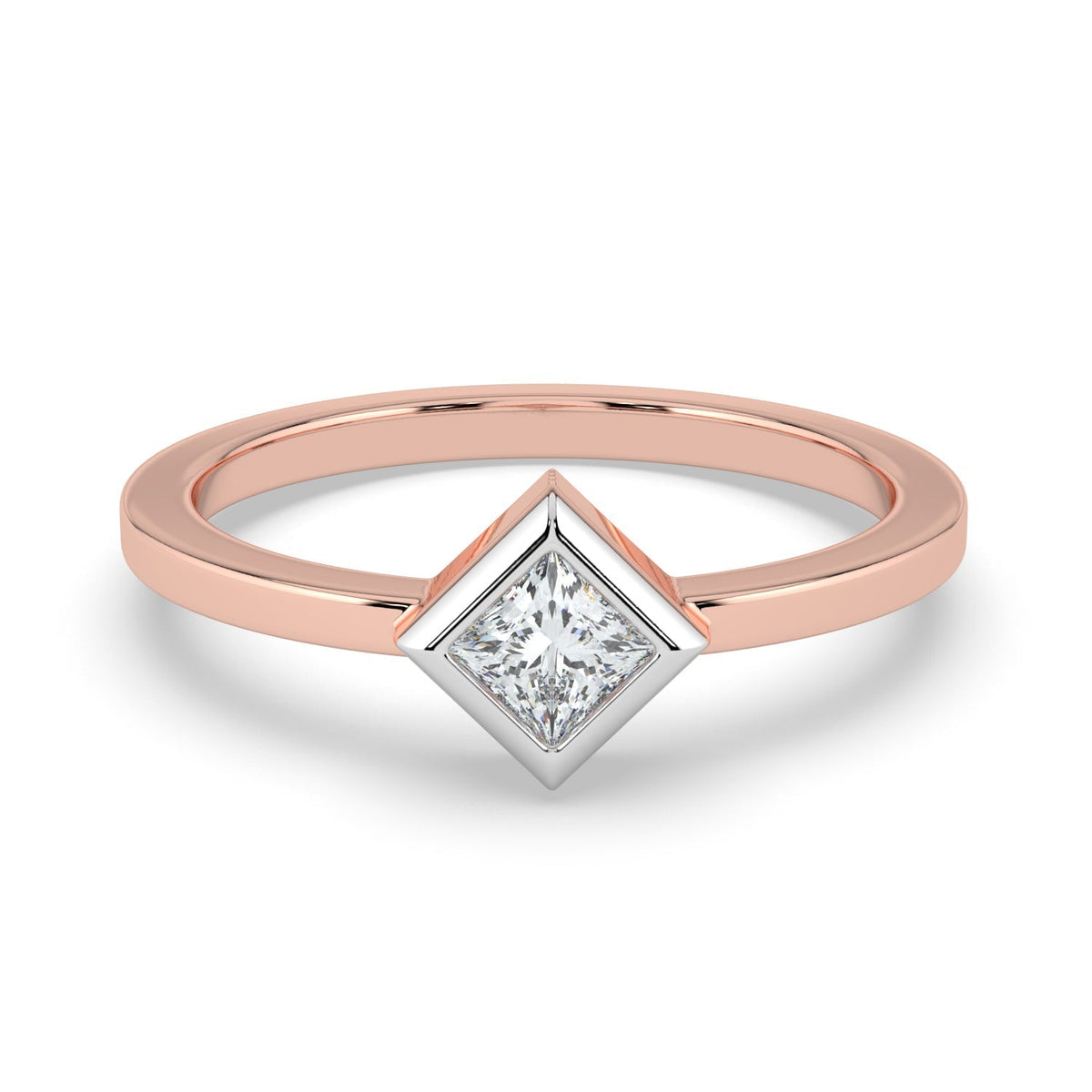 Tranquil Light Solitaire Ring