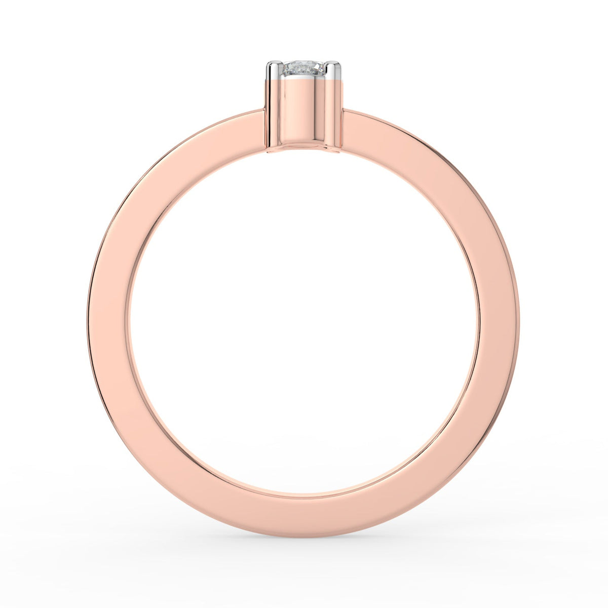 Ethereal Spark Solitaire Ring