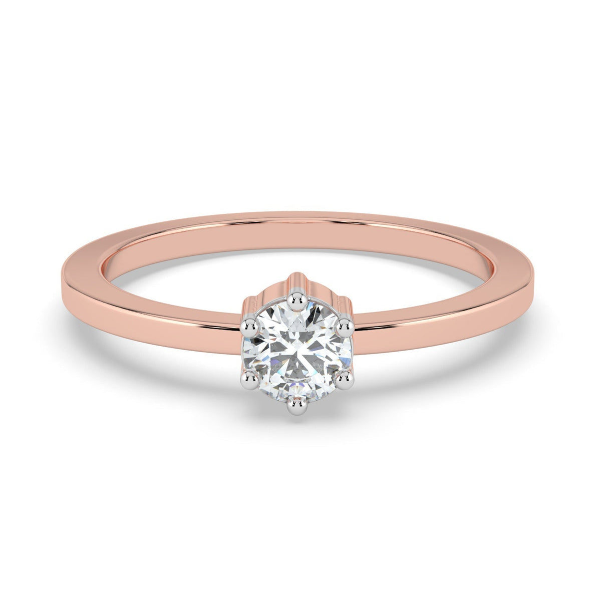 Velvet Radiance Solitaire Ring