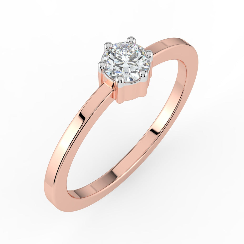 Velvet Radiance Solitaire Ring
