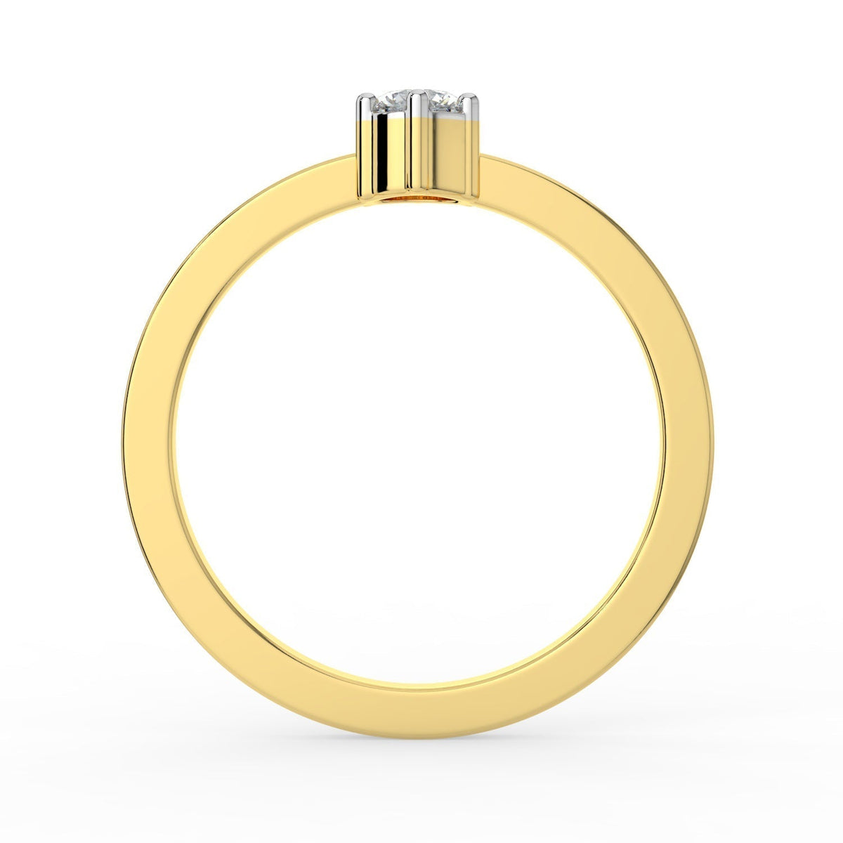 Velvet Radiance Solitaire Ring