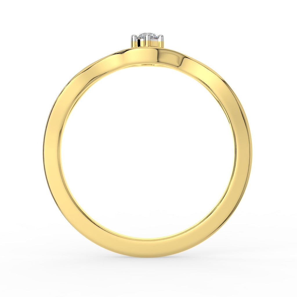Regal Ray Solitaire Ring