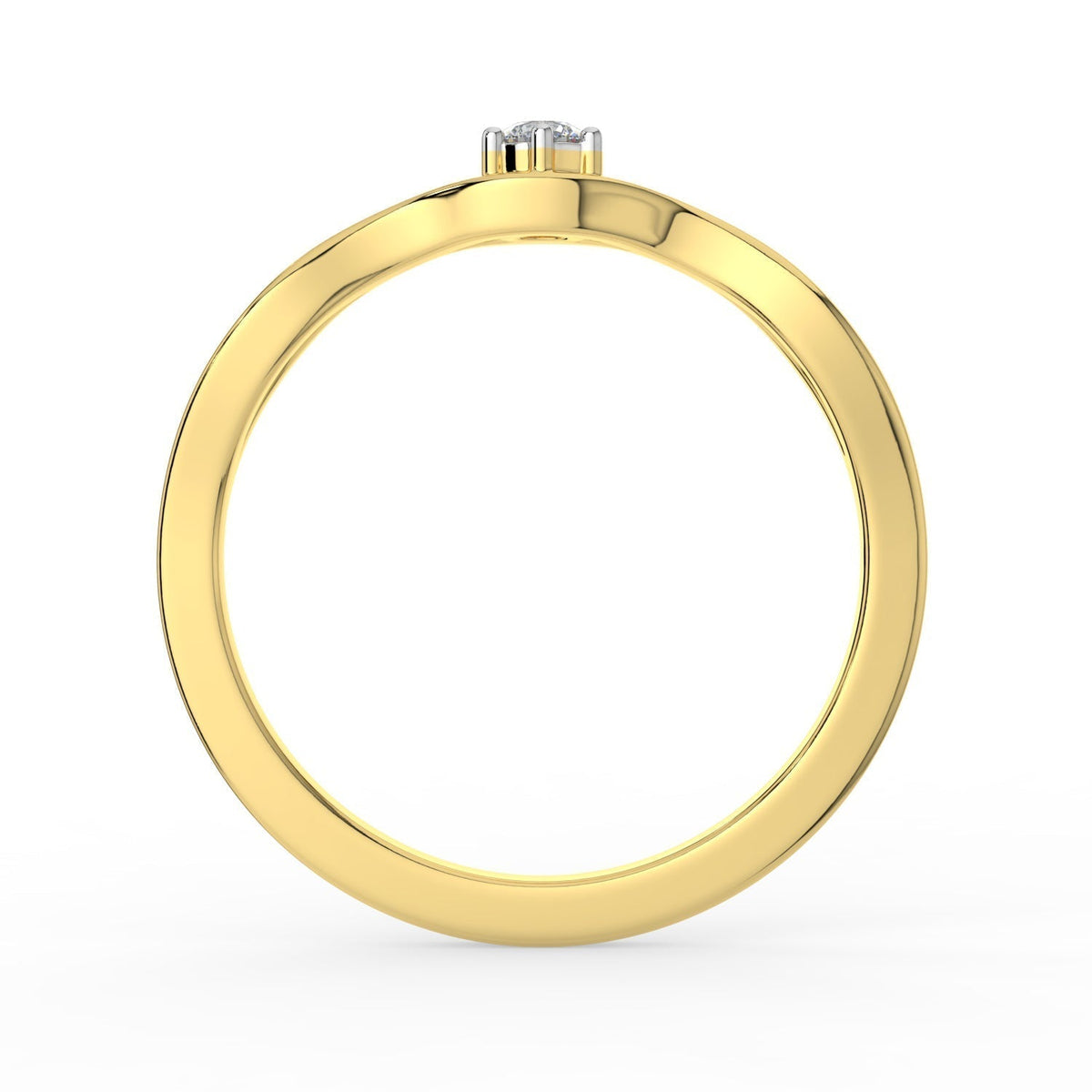 Regal Ray Solitaire Ring