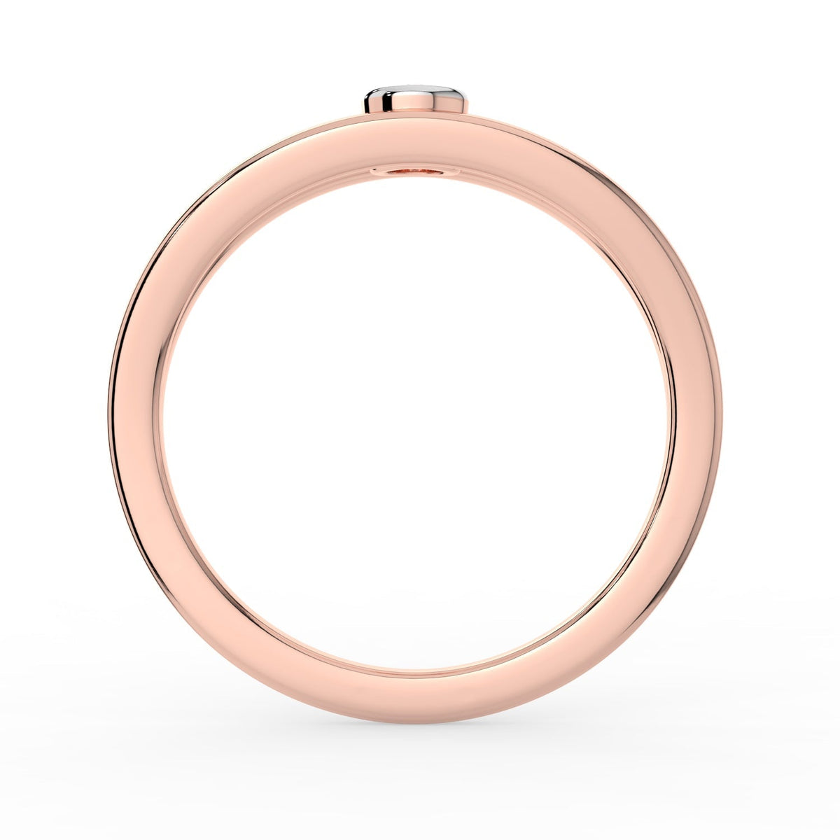 Starlit Echo Solitaire Ring