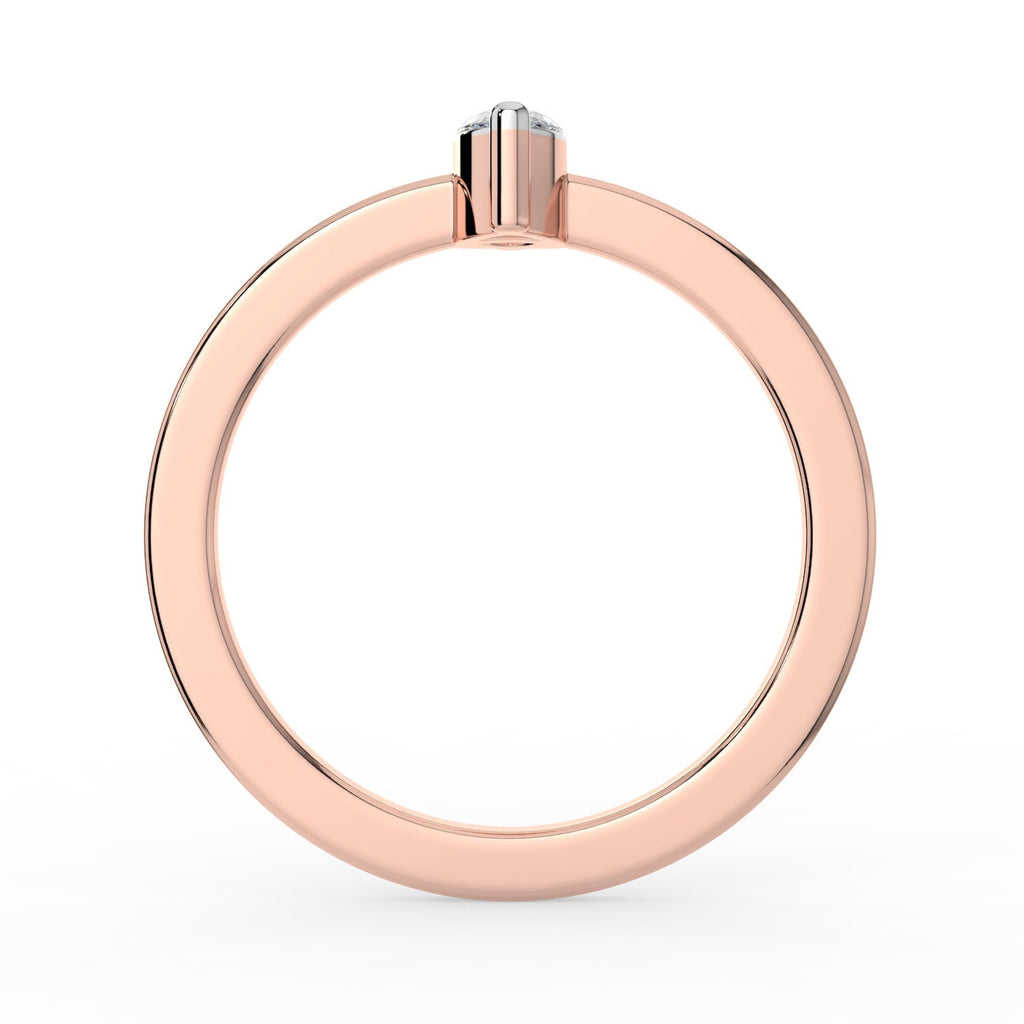 Moonlit Essence Solitaire Ring