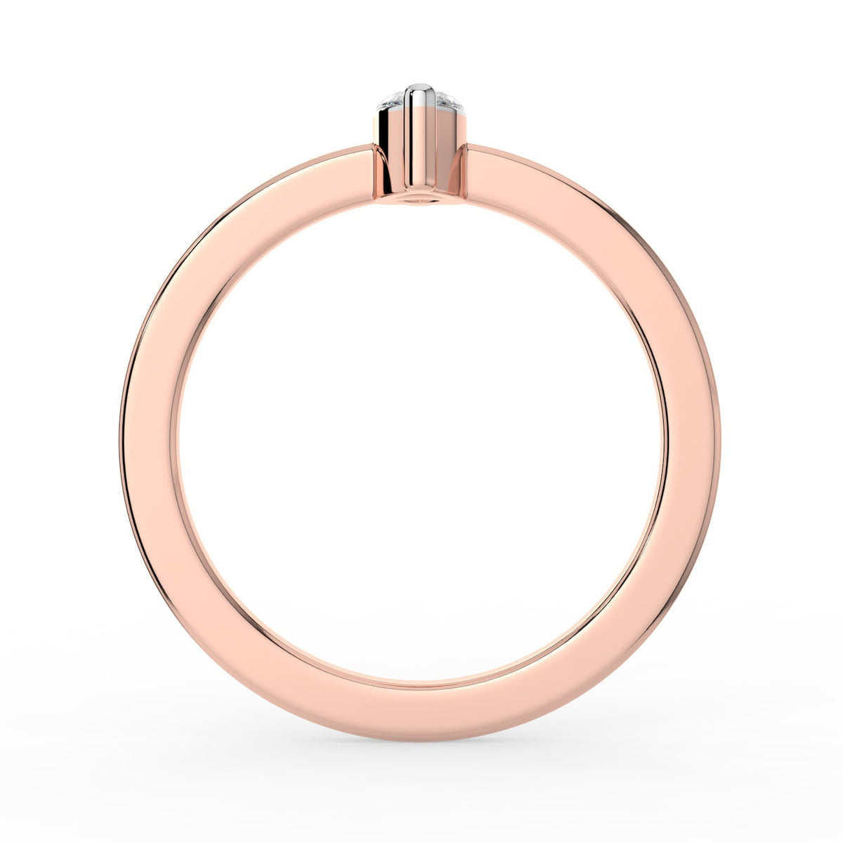 Moonlit Essence Solitaire Ring