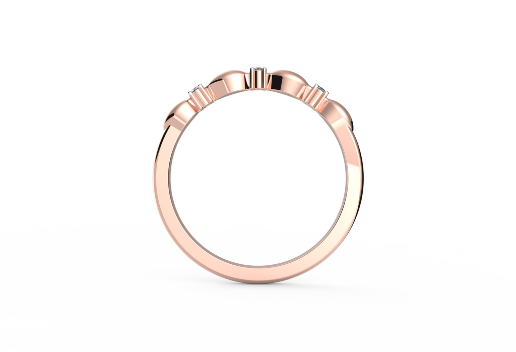 Gentle Rythm Lab Diamond Ring