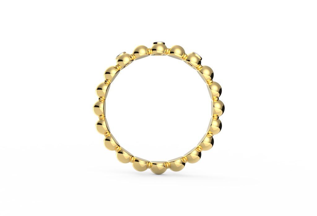 Bubble And Sparkles Lab Diamond Ring
