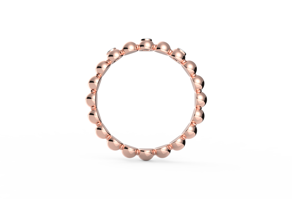 Bubble And Sparkles Lab Diamond Ring