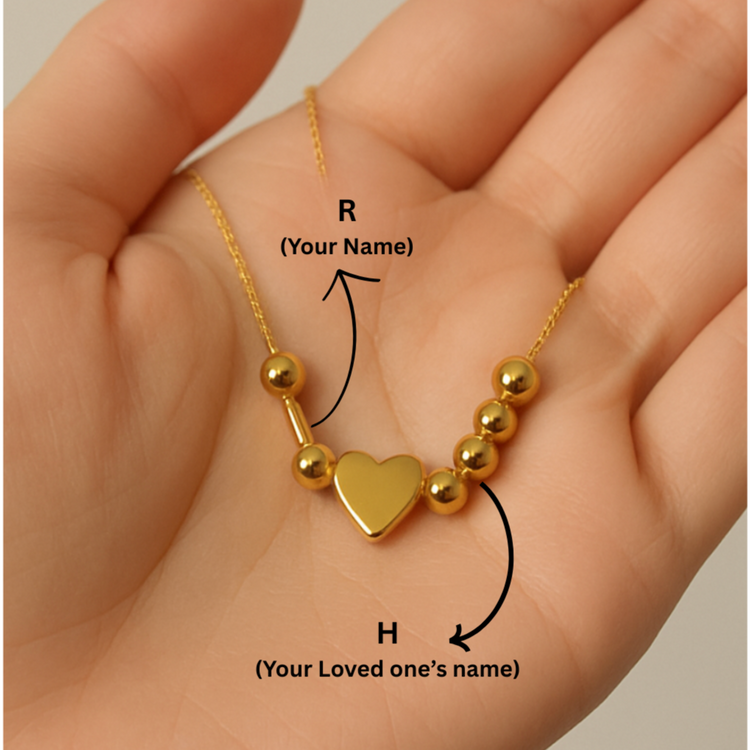 Initial Morse Code - (with ❤️ in between)