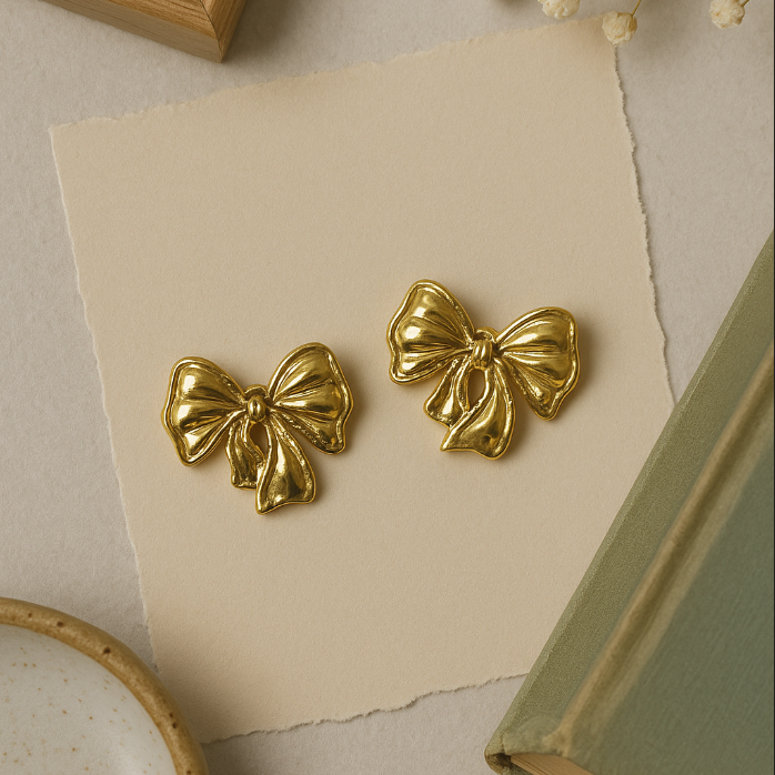 Eternal Bow Earring