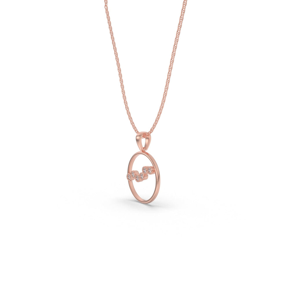 Gilded Radiance Pendant (With Chain)