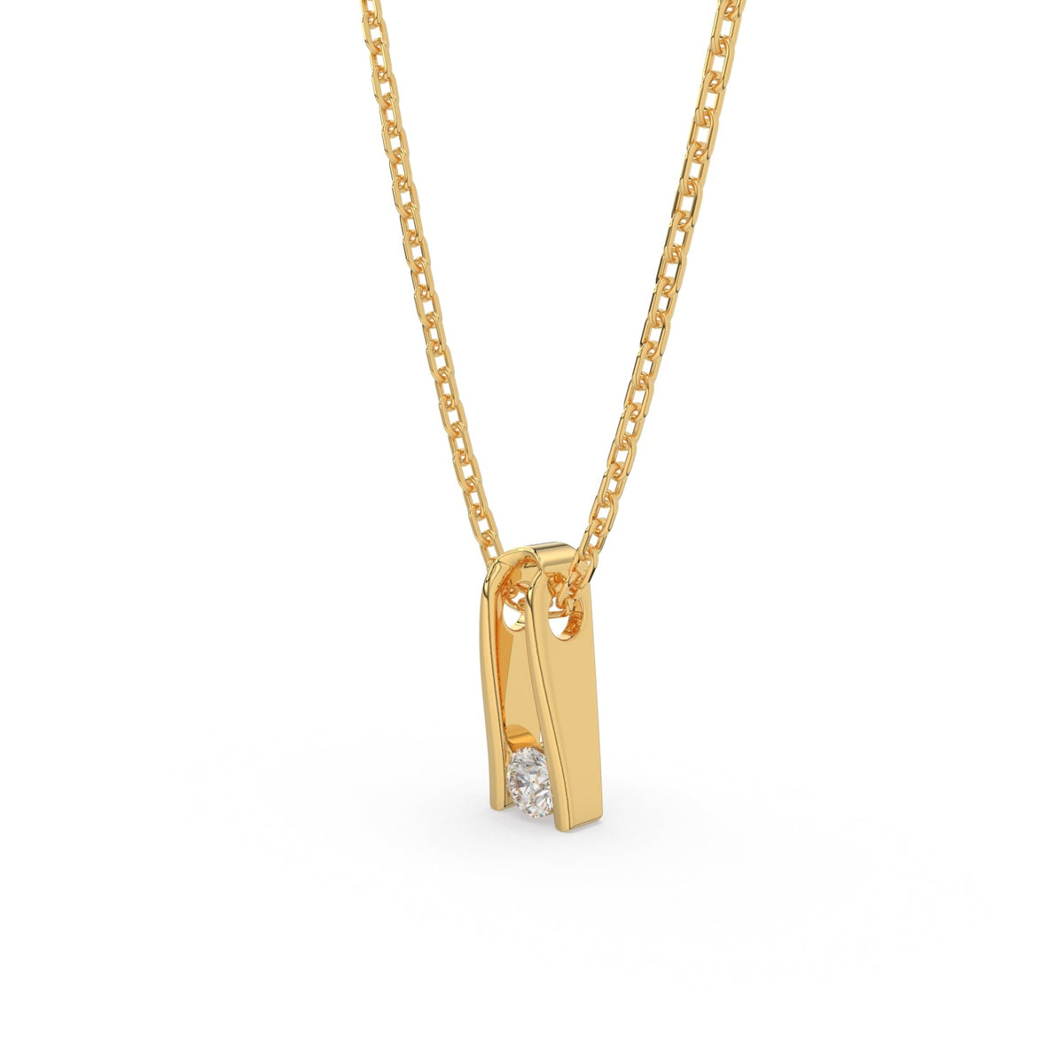 Opulent Grace Pendant (With Chain)