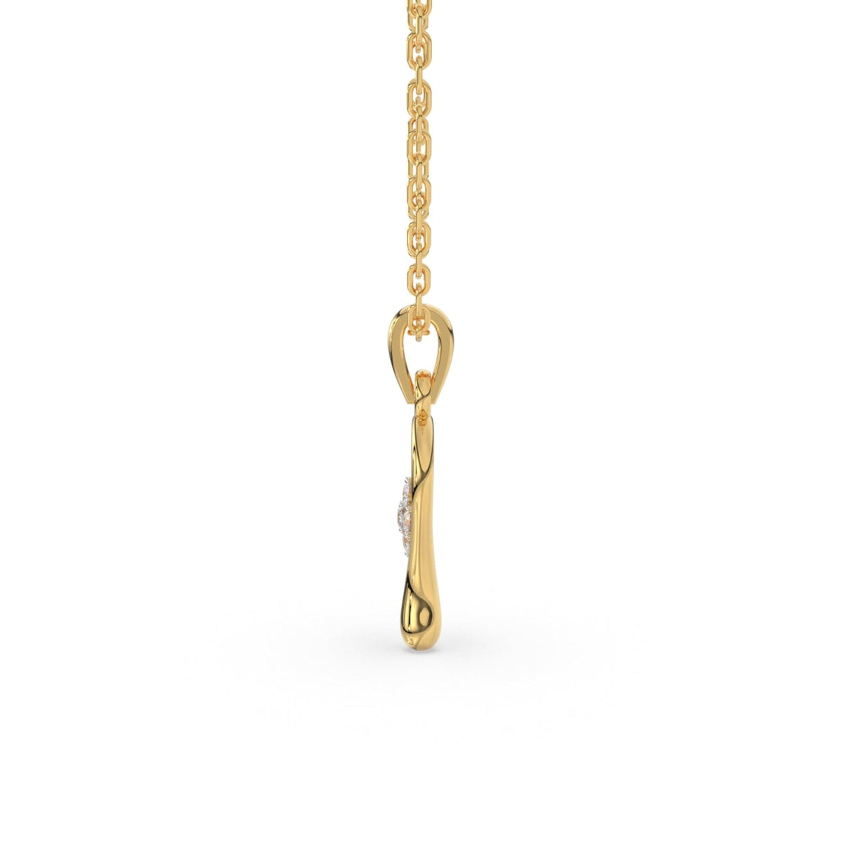Golden Halo Pendant (With Chain)