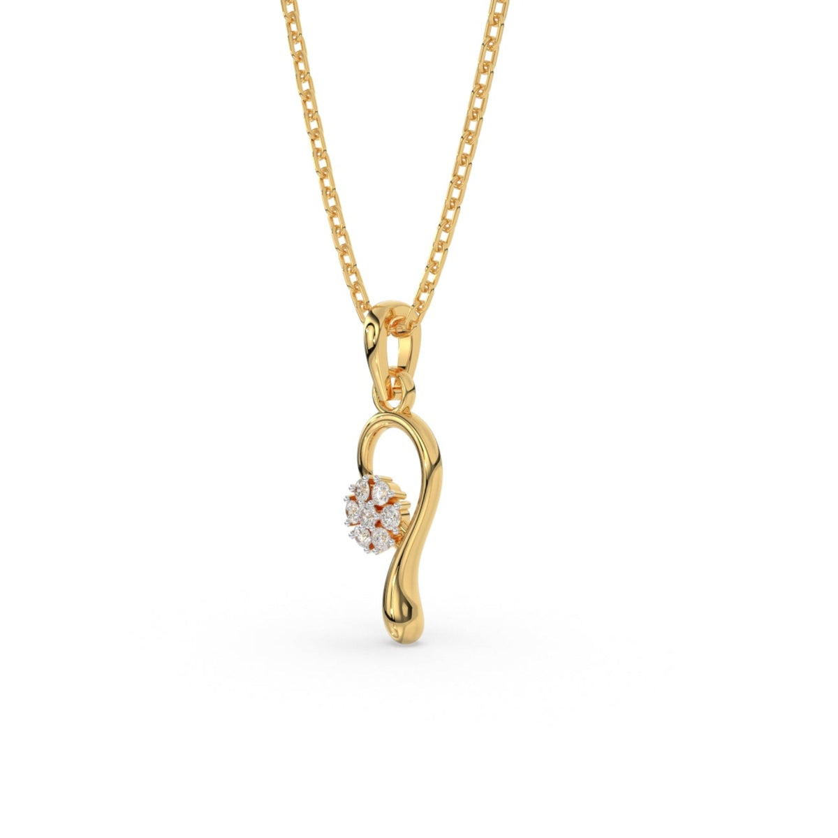 Golden Halo Pendant (With Chain)